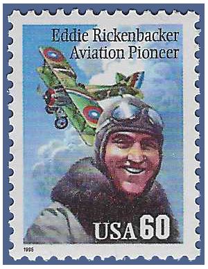 #2998 60c Eddie Rickenbacker Sm Date 1995 Mint NH