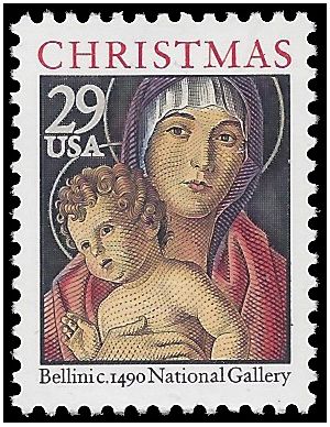 #2710 29c Madonna and Child 1992 Mint NH