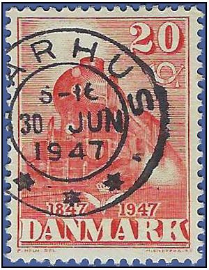 Denmark # 302 1947 Used