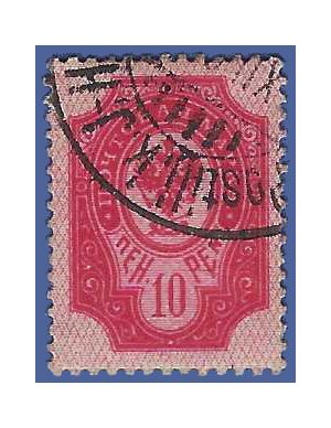 Finland #  66 1901 Used Paper on Back