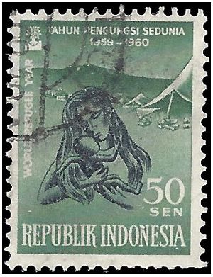 Indonesia # 491 1960 Used