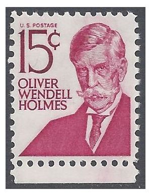 #1288 15c Prominent Americans Oliver Wendell Holmes 1968 Mint NH