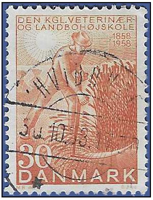 Denmark # 365 1958 Used
