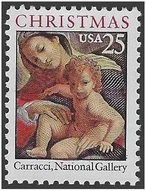 #2427 25c Madonna and Child 1989 Mint NH