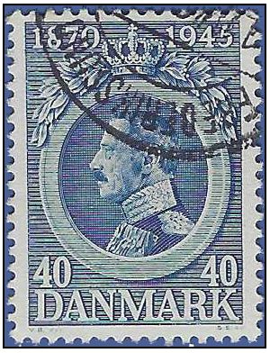 Denmark # 296 1945 Used