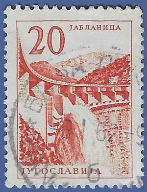 Yugoslavia # 559 1959 CTO