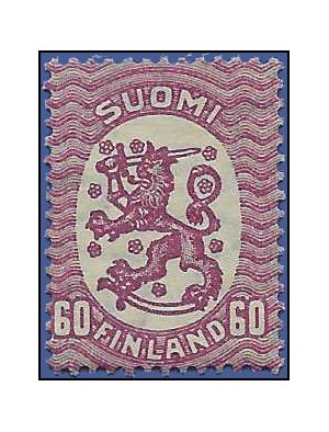 Finland # 133 1925 Mint NH Toned Gum Edges