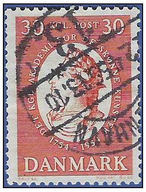 Denmark # 353 1954 Used