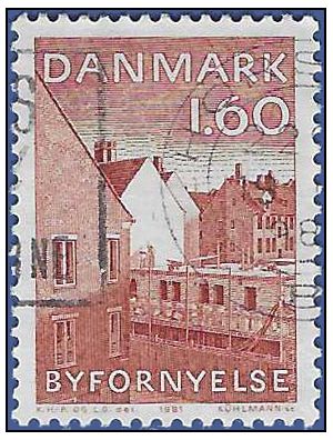 Denmark # 687 1981 Used