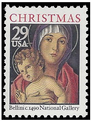 #2710 29c Madonna and Child 1992 Mint NH