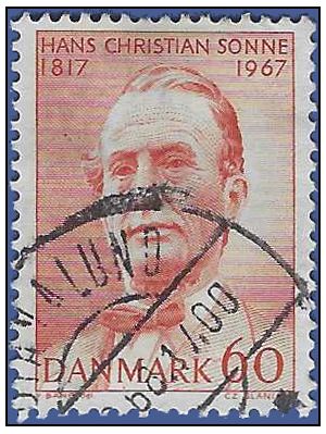 Denmark # 445 1967 Used