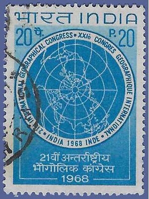 India # 477 1968 Used