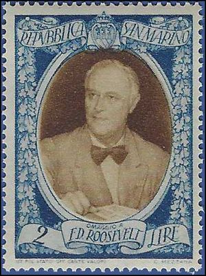 San Marino # 257b 1947 Mint H