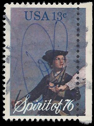 #1629 13c Spirit Of '76 Drummer Boy 1976 Used