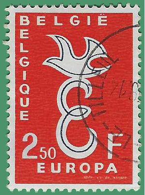 Belgium # 527 1958 Used