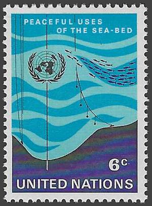 UN New York # 215 1971 Mint LH