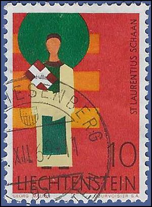 Liechtenstein # 431 1968 Used H