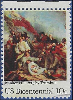 #1564 10c 200th Anniversary Battle of Bunker Hill 1975 Used