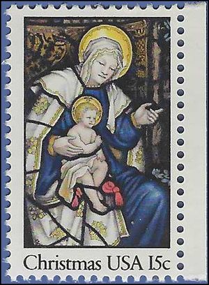 #1842 15c Madonna and Child 1980 Mint NH