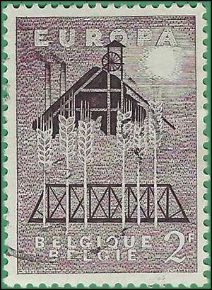 Belgium # 512 1957 Used