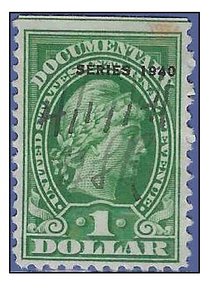 Scott R276 $1.00 Internal Revenue Documentary 1940 Used