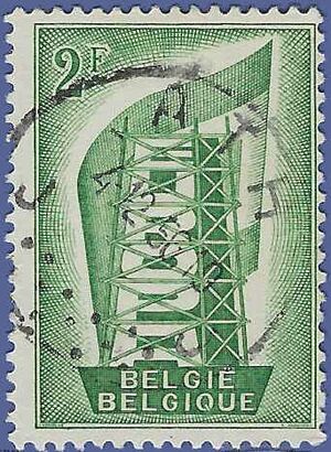 Belgium # 496 1956 Used
