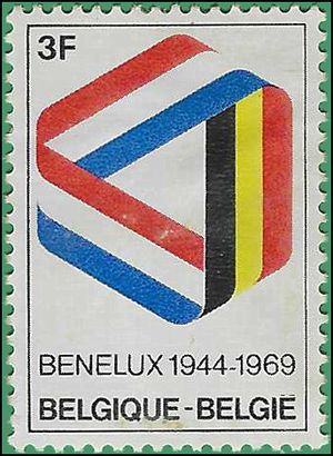Belgium # 723 1969 Used Toned Back