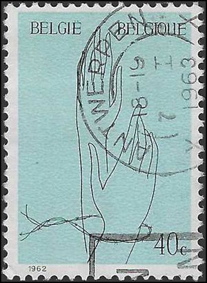 Belgium # 584 1962 Used