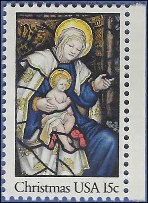 #1842 15c Madonna and Child 1980 Mint NH