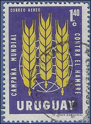 Uruguay #C255 1963 Used