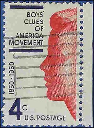 #1163 4c Boy's Club Of America 1960 Used