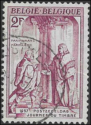 Belgium # 504 1957 Used