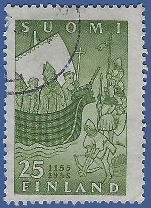 Finland # 328 1955 Used