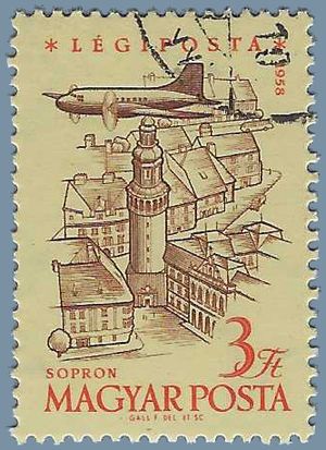 Hungary #C197 1958 CTO H