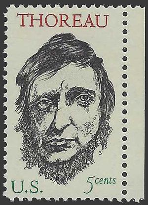 #1327 5c Henry David Thoreau 1967 Mint NH