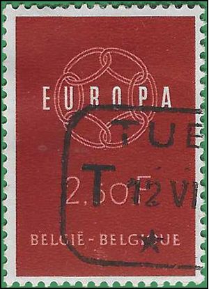 Belgium # 536 1959 Used
