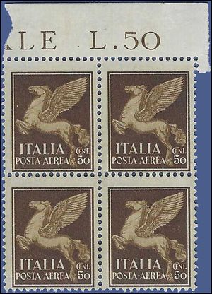 Italy #C 13 1930 Mint NH Block of 4