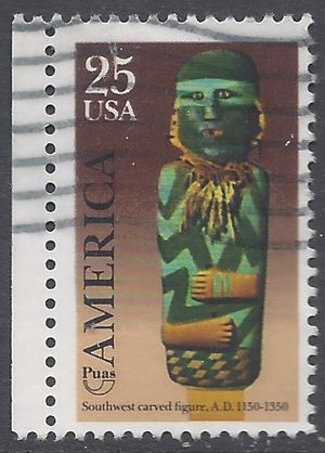 #2426 25c Pre-Columbian America 1989 Used