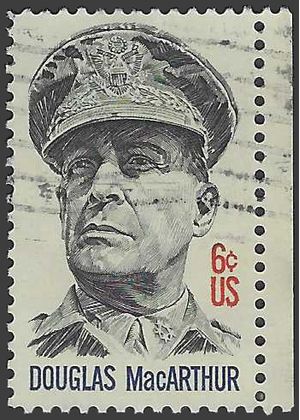 #1424 6c Gen. Douglas MacArthur 1971 Used