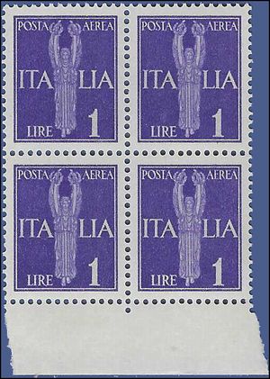 Italy #C 16 1930 Mint NH Block of 4