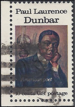 #1554 10c American Arts Paul Laurence Dunbar 1975 Used