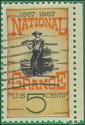 #1323 5c 100th Anniversary National Grange 1967 Used
