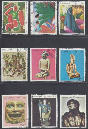 Panama # 495-495H 1968 Summer Olympics, Mexico City Cpl set of 9 Used CTO