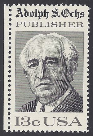 #1700 13c Adolph S. Ochs, Publisher 1976 Mint NH