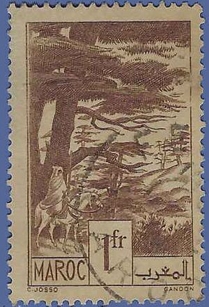 French Morocco #165 1939 Used