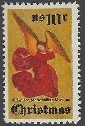 #1550 10c Christmas Angel 1974 Mint NH