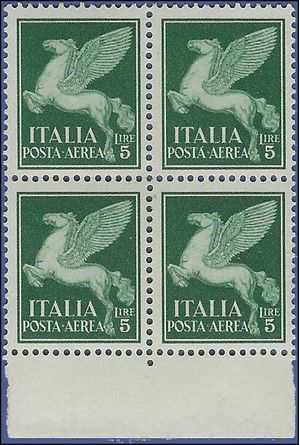 Italy #C 18 1930 Mint NH Block of 4