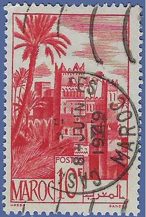 French Morocco #241 1948 Used CDS