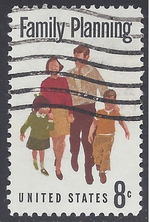 #1455 8c Family Planning 1972 Used