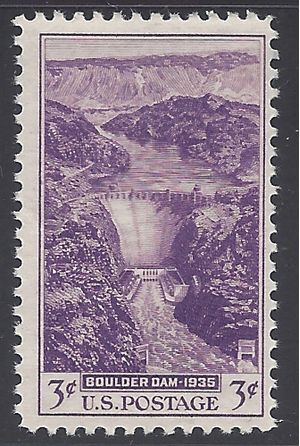 # 774 3c Boulder Dam 1935 Mint NH